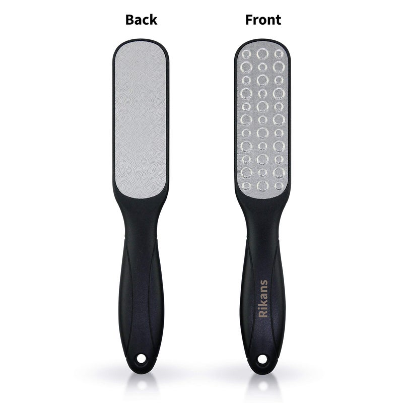 Rikans Colossal Foot File  Professional Foot Rasp Callus Remover  Foot Care Pedicure Tool to Remove Hard Skin Can Be Used on Wet or Dry Skin  High Grade Stainless Steel File (Foot File Set) - Image 2